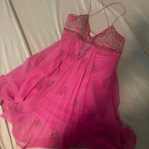 Vintage cache beaded dress